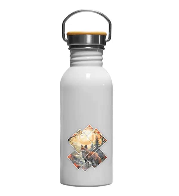 Fox Pictures - Edelstahl Trinkflasche