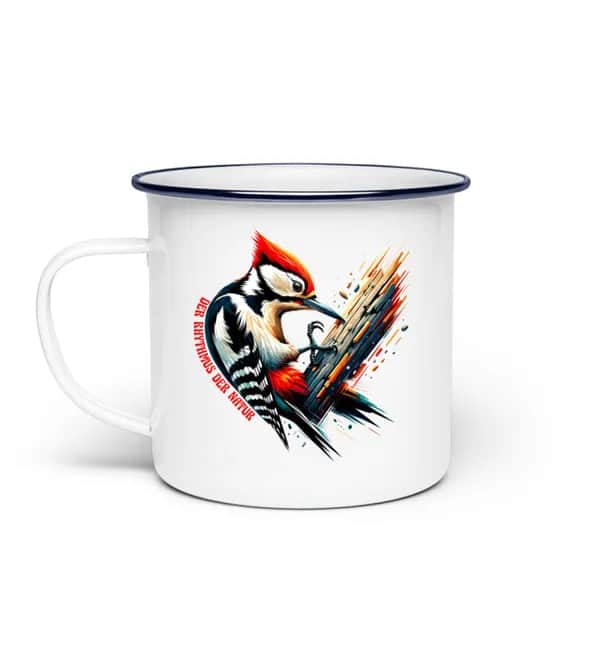 Rhythmus der Natur - Emaille Tasse