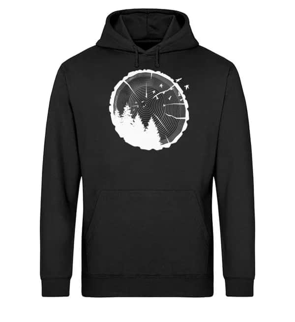 Wald im Stamm - Unisex Basic Bio Hoodie