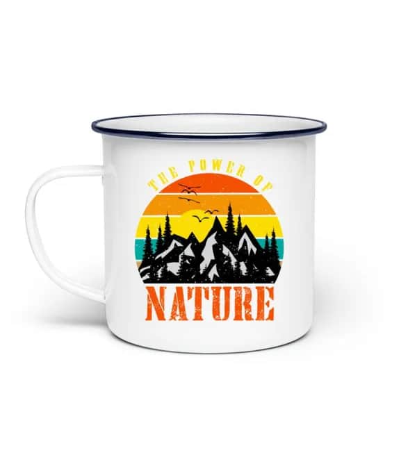 The Power of Nature - Emaille Tasse