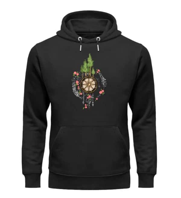 Compass of Nature - Unisex Premium Bio Hoodie