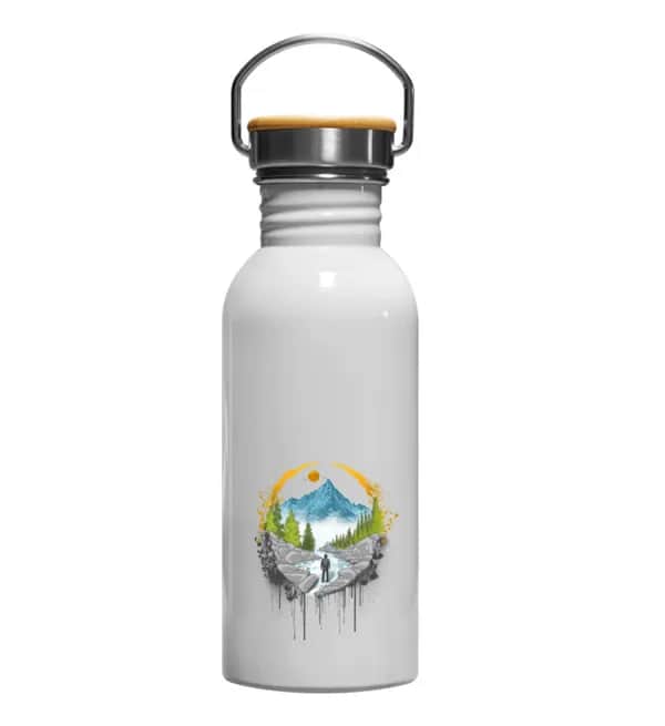 Mountain Path - Edelstahl Trinkflasche