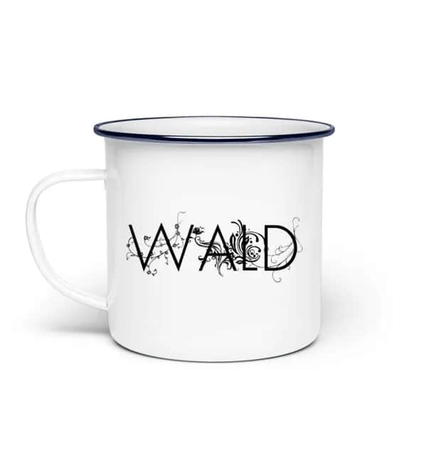 Wald - Emaille Tasse