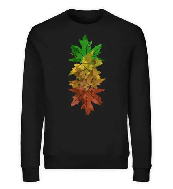 Ahornblätter - Unisex Bio Sweatshirt