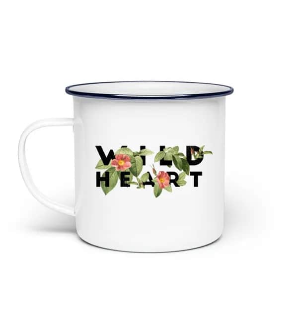 Wild Heart - Emaille Tasse