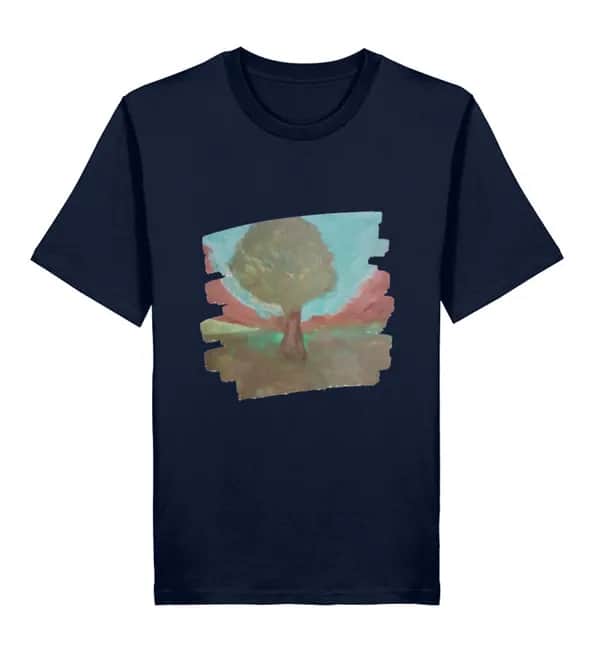 Baum im Tal  - Herren Premium Bio Shirt