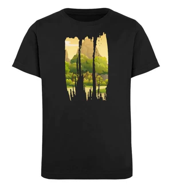 Lovely Nature Brush mountain - Kinder Bio T-Shirt