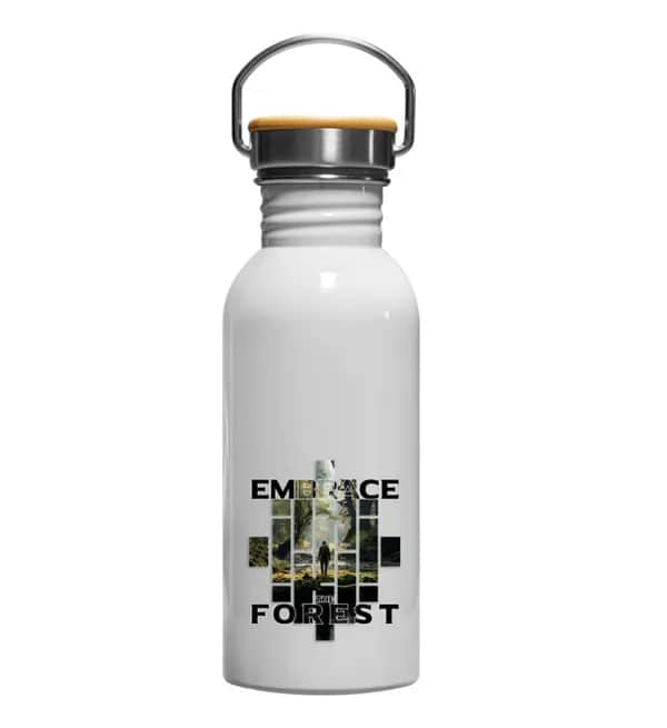 Embrace the forest - Edelstahl Trinkflasche