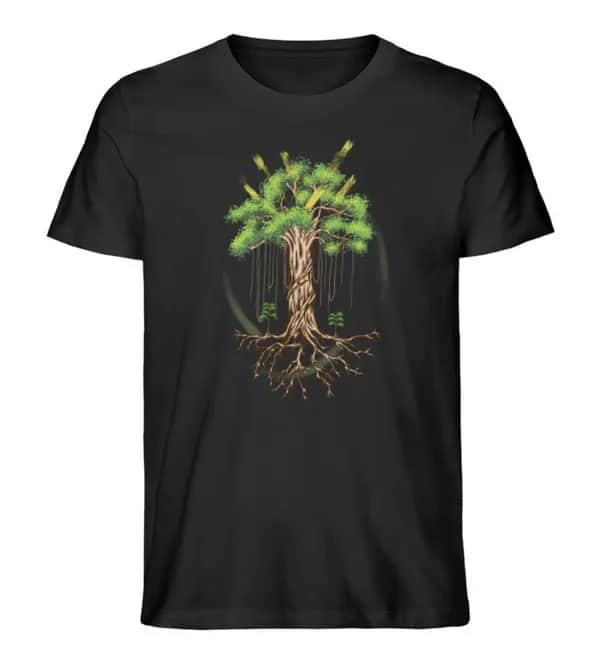 Big tree shining - Herren Premium Bio Shirt