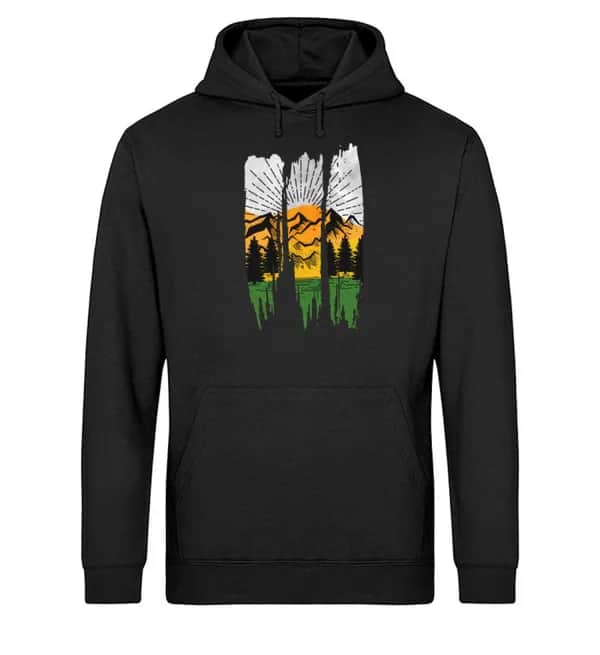 Lovely Nature Brush - Unisex Basic Bio Hoodie