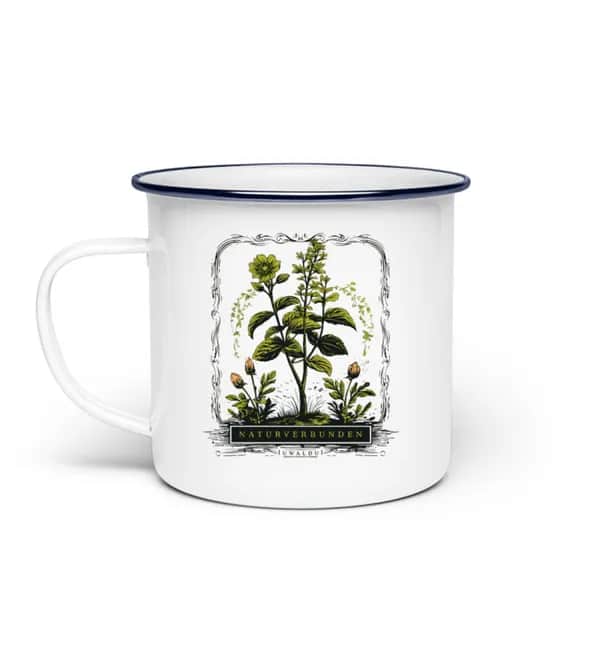 Naturverbunden - Emaille Tasse