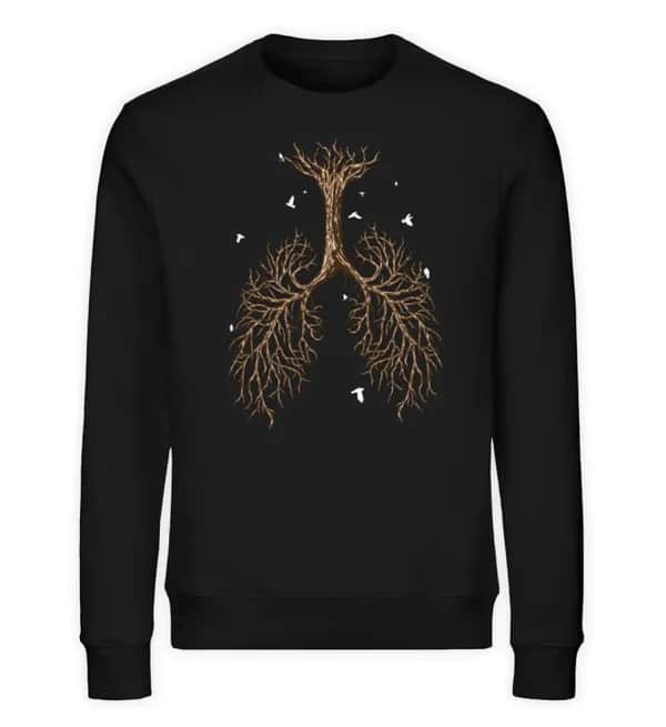 Lungenwurzel - Unisex Bio Sweatshirt