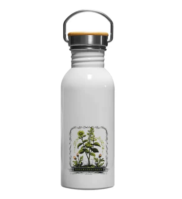 Naturverbunden - Edelstahl Trinkflasche