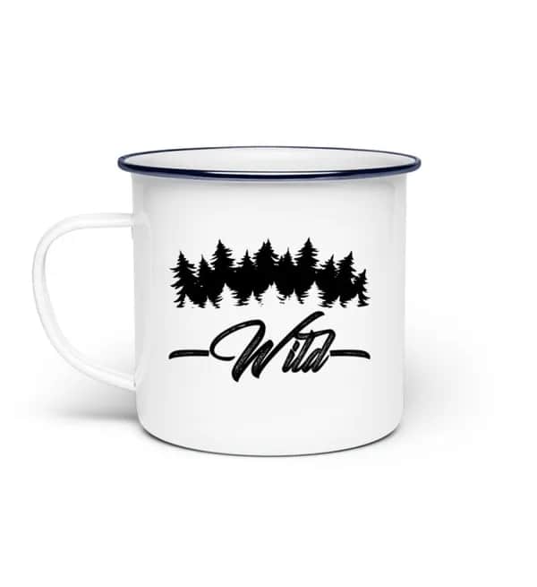 Wild - Emaille Tasse