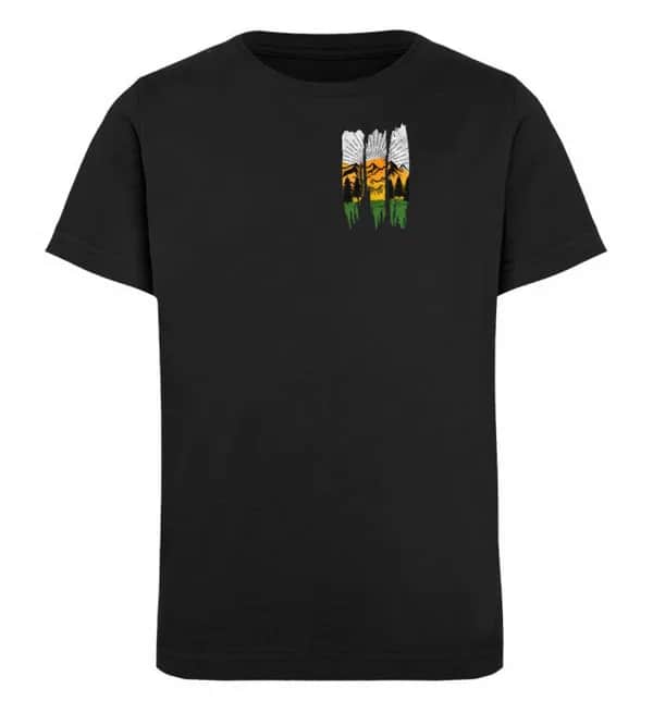 Lovely Nature Brush Brust  - Kinder Bio T-Shirt