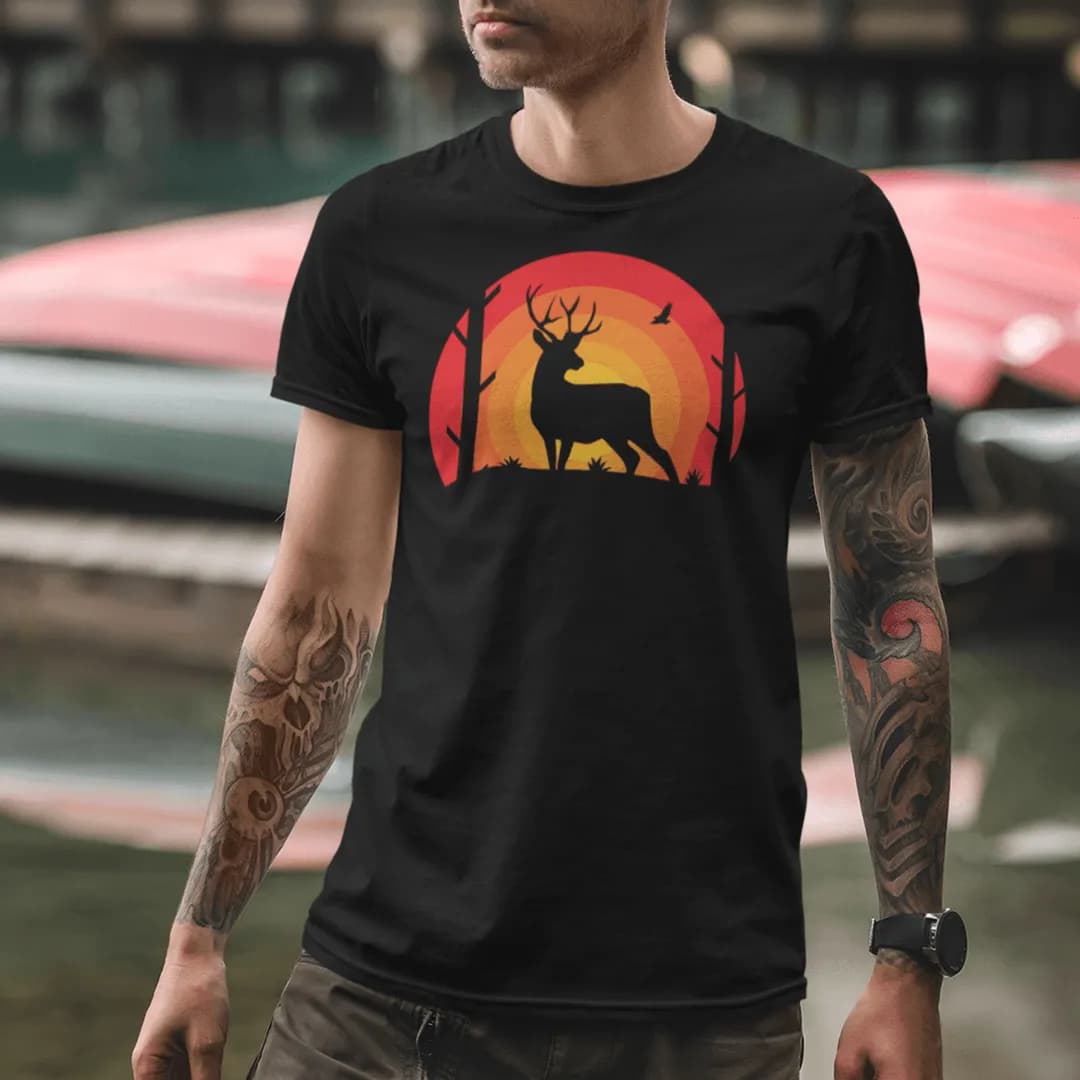 Retrohirsch - Herren Premium Bio Shirt 2