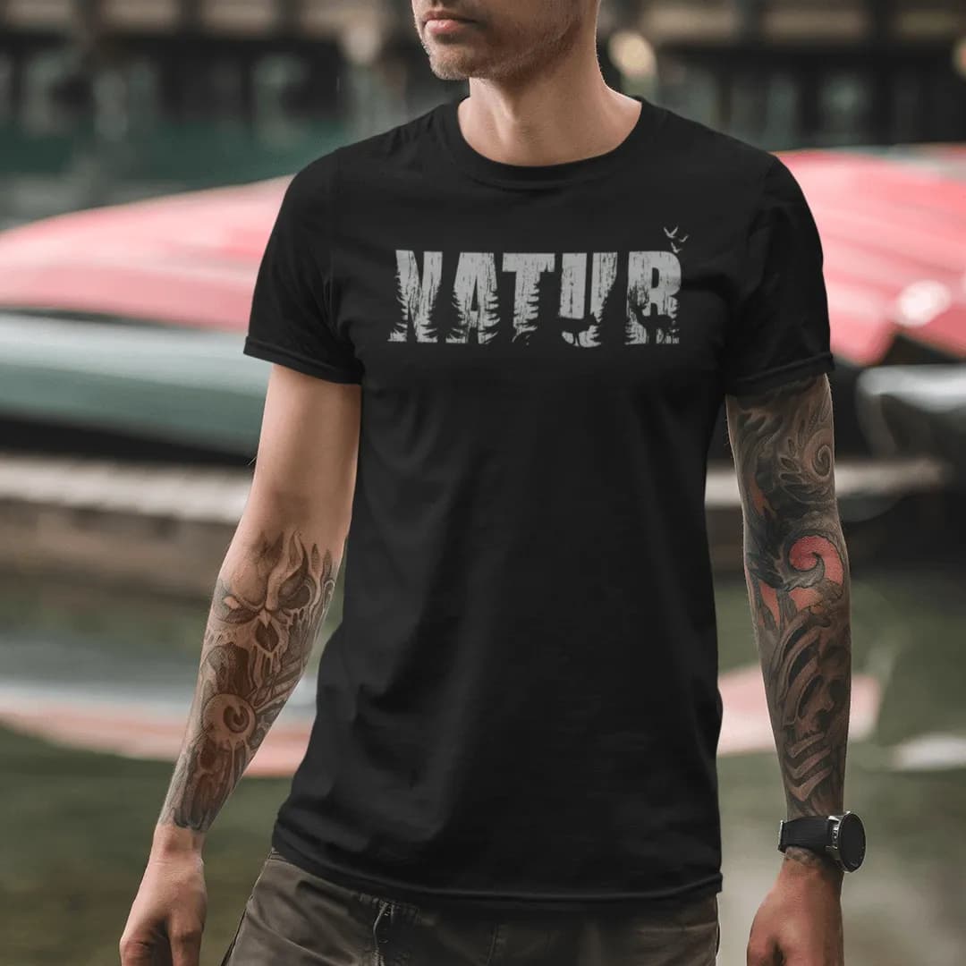 Natur - Herren Premium Bio Shirt 2
