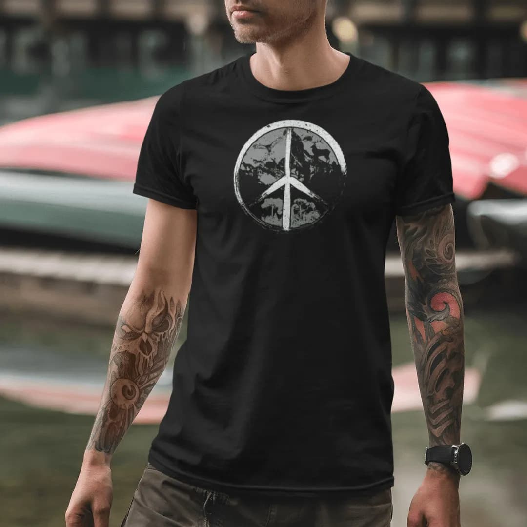 Peace of the Forest - Herren Premium Bio Shirt 2