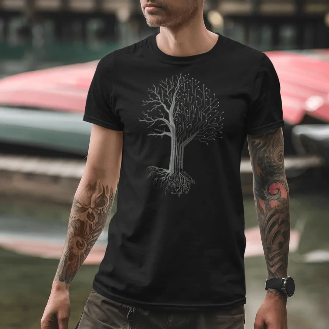 Tree Digital - Herren Premium Bio Shirt 2
