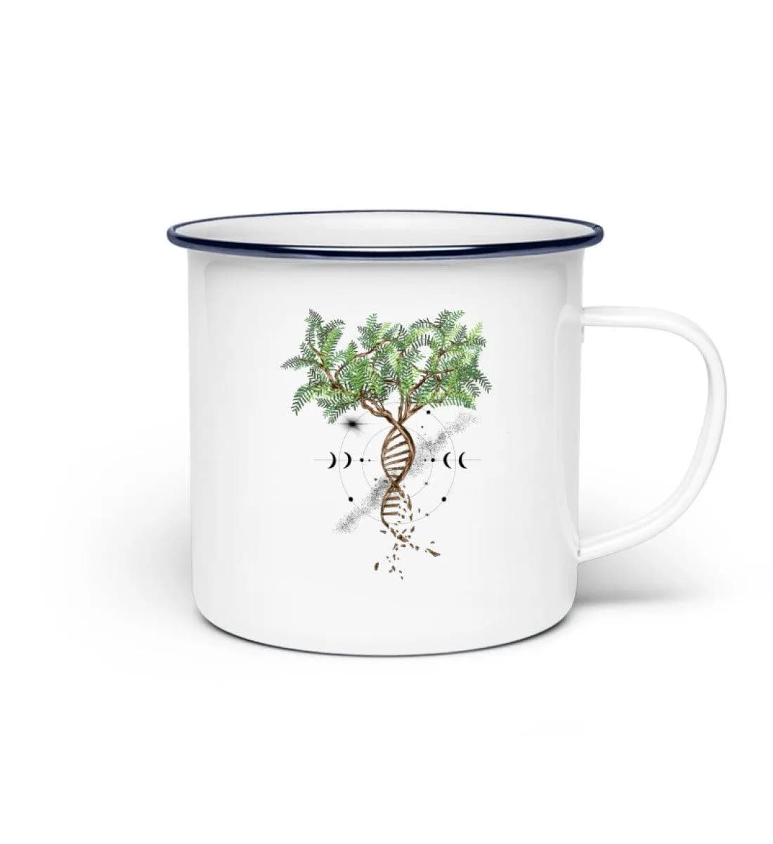 Tree DNA - Emaille Tasse 2