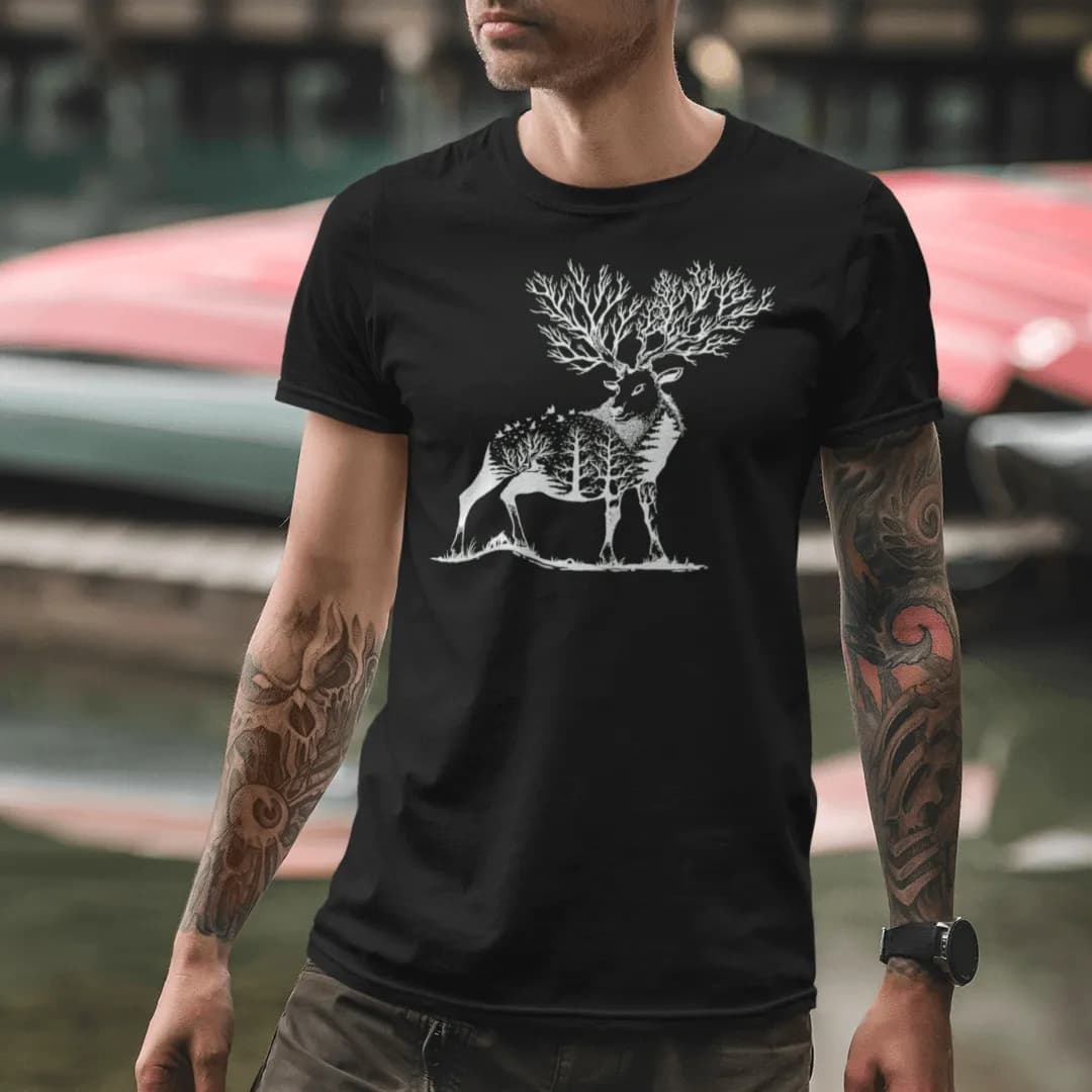 Waldhirsch - Herren Premium Bio Shirt 2