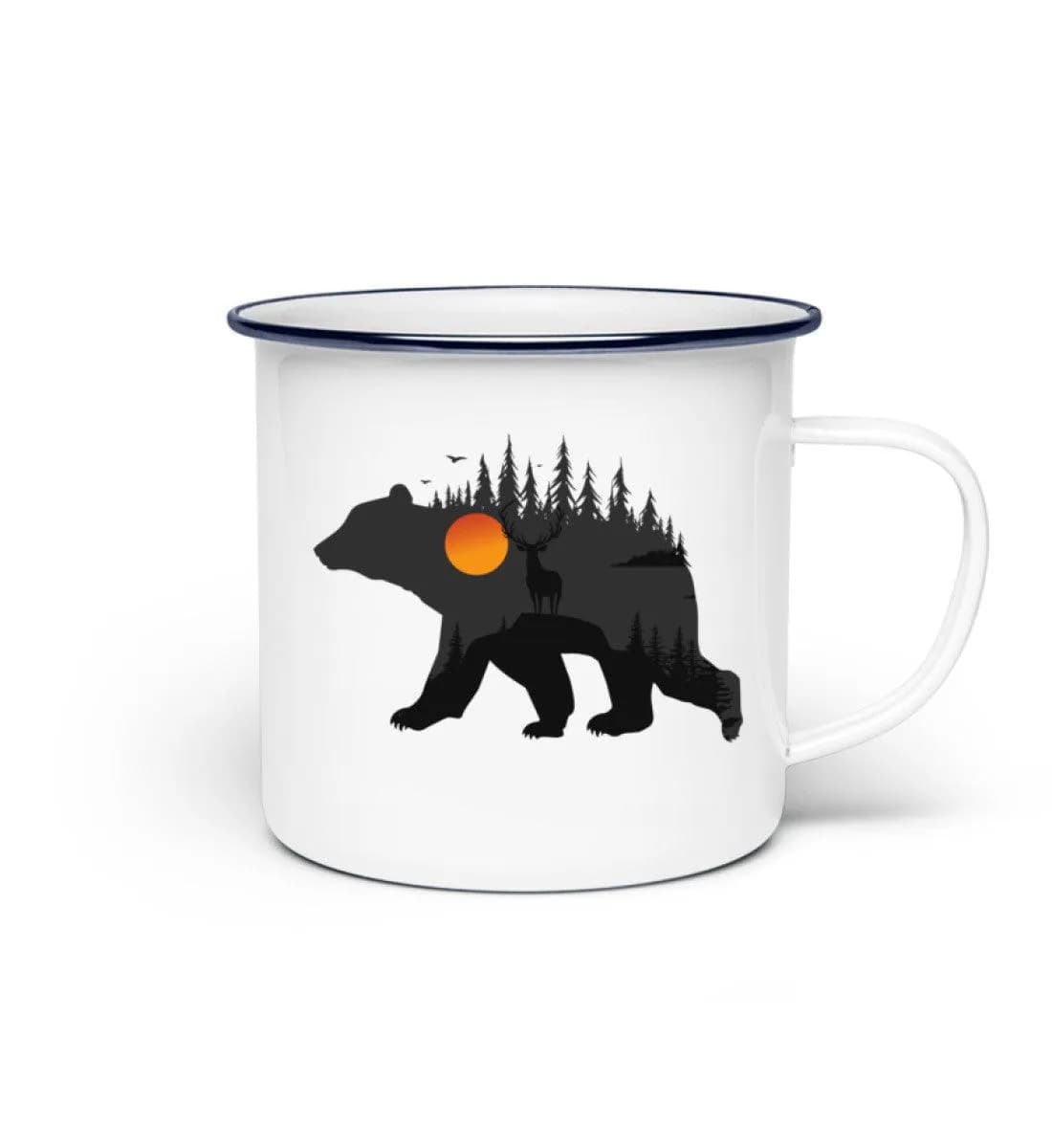 Waldbär - Emaille Tasse 2