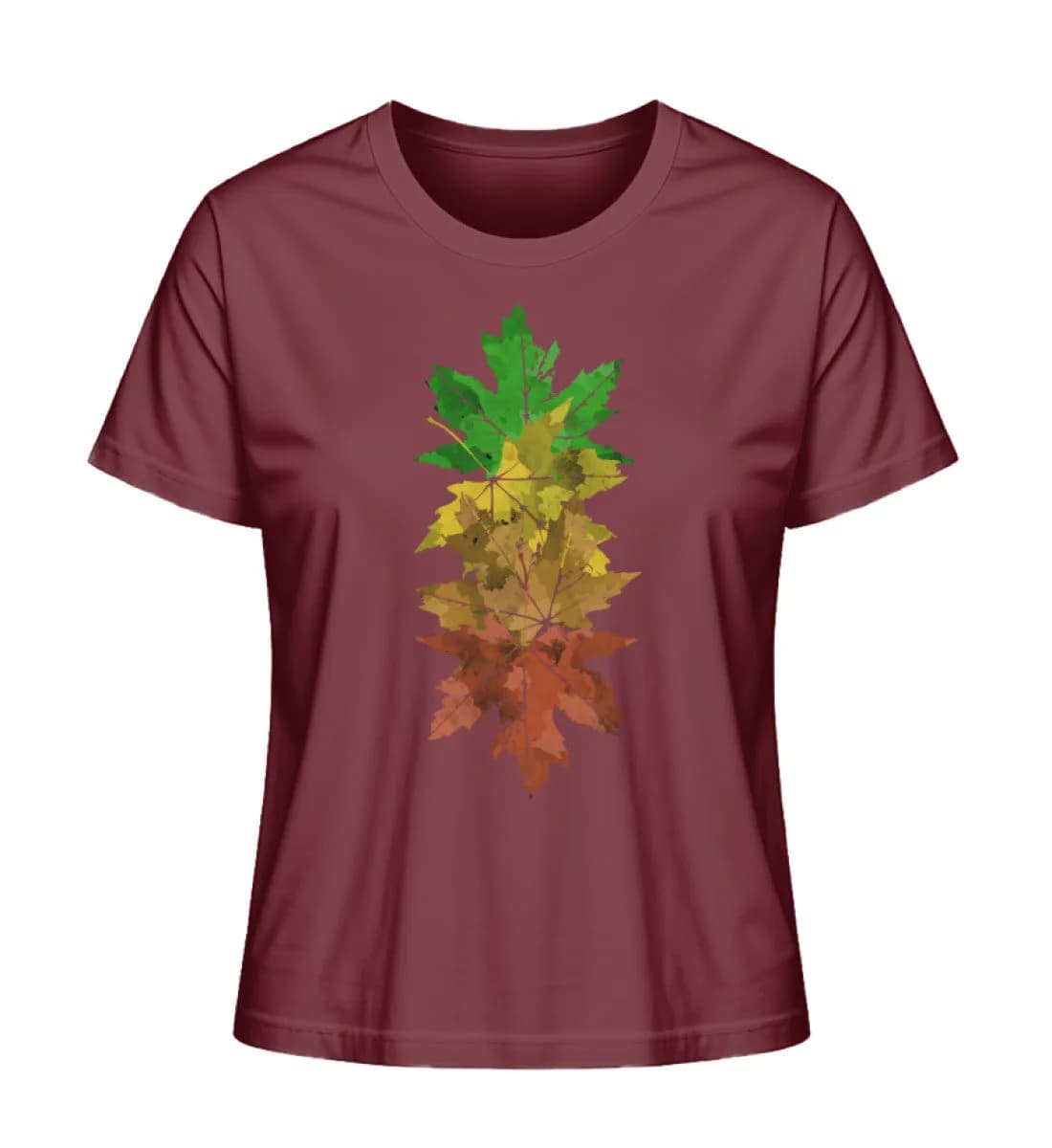 Ahornblätter - Damen Premium Bio Shirt 2