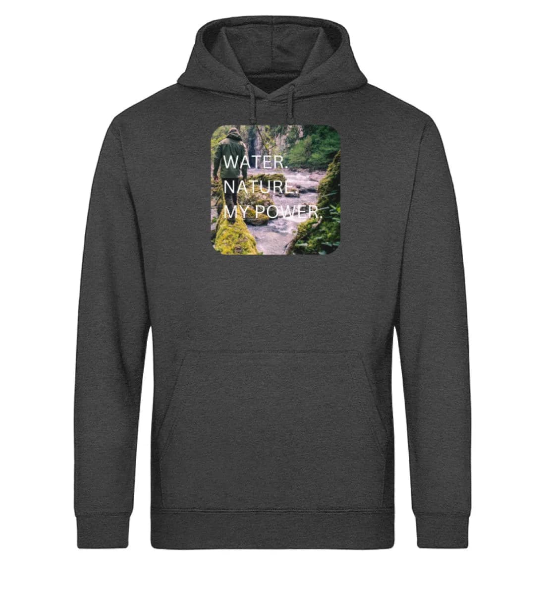 Water Nature My Power - Unisex Basic Bio Hoodie 4