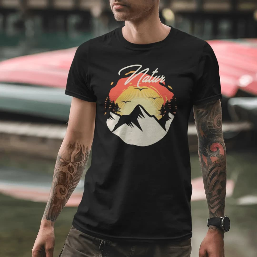 Natur Kreis - Herren Premium Bio Shirt 2