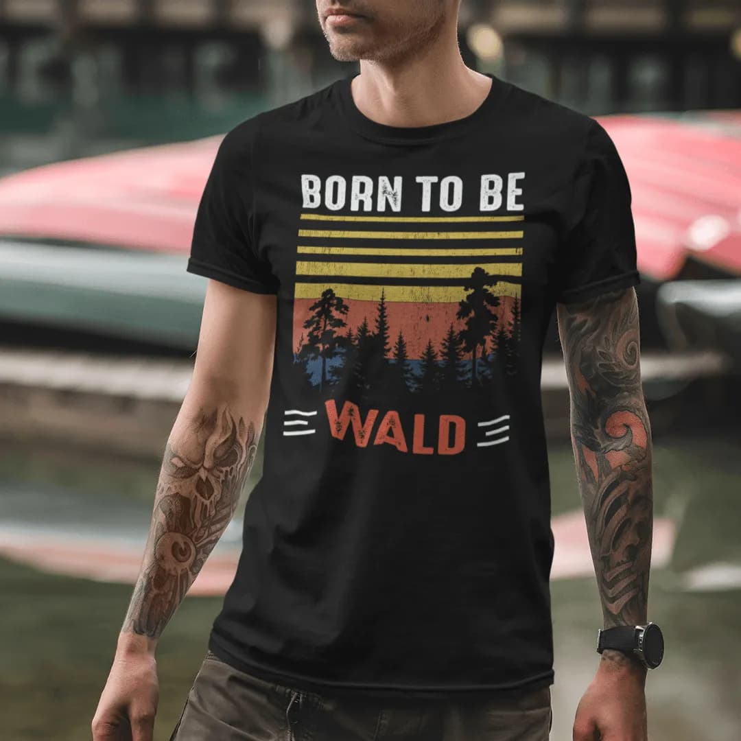 Born to be Wald - Herren Premium Bio Shirt 2