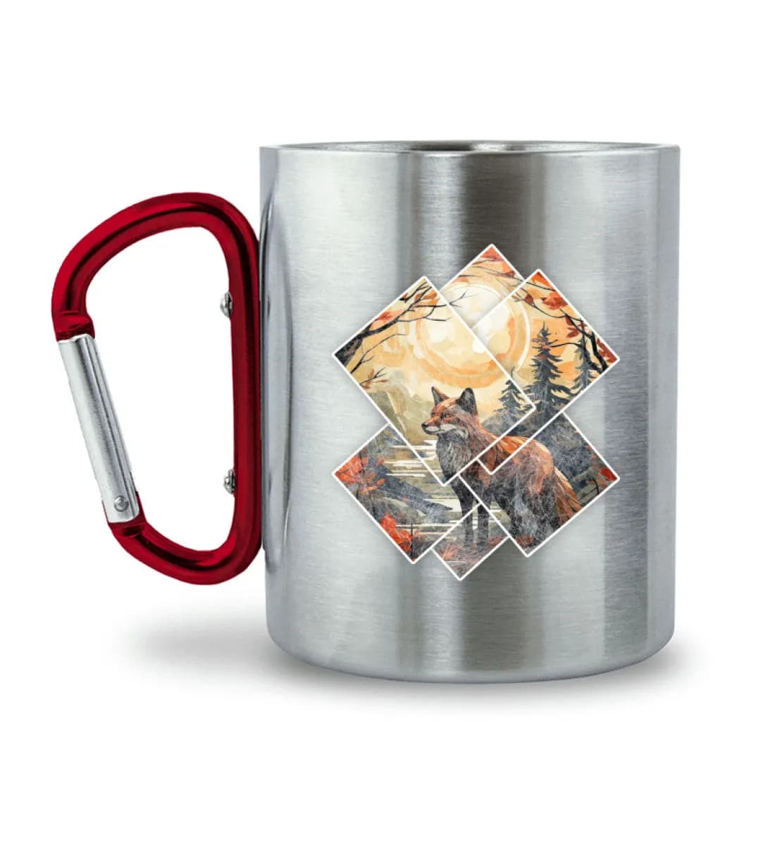 Fox Pictures - Edelstahltasse mit Karabinergriff 2