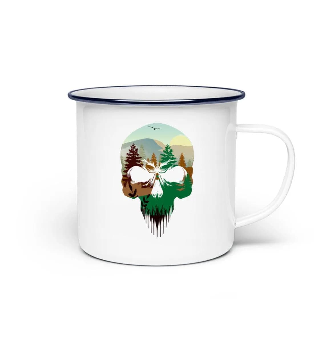 Wald Totenkopf - Emaille Tasse 2