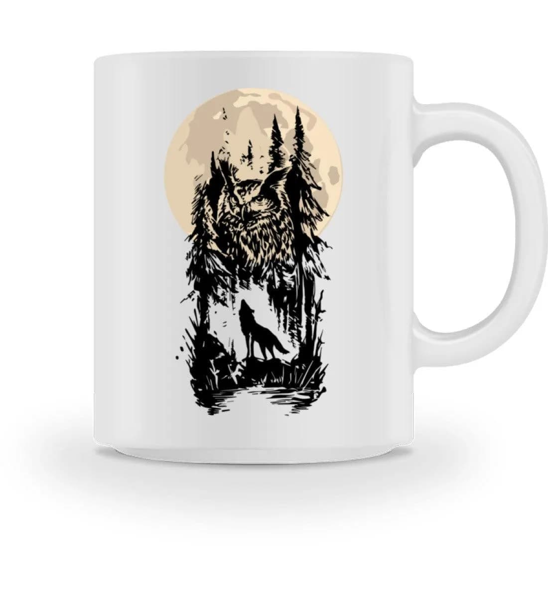 Eule mit Mond - Tasse 2