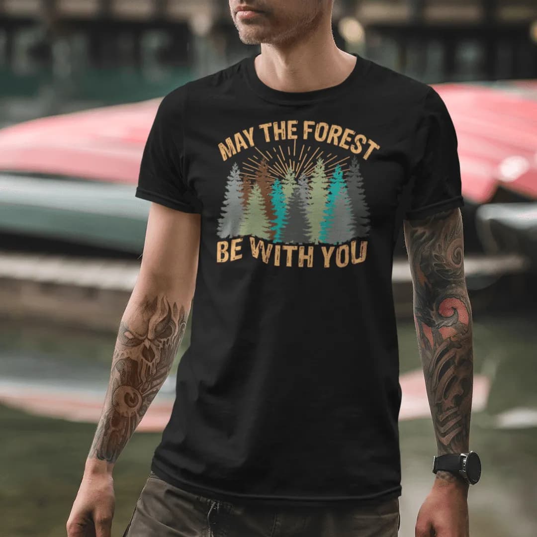 May the forest - Herren Premium Bio Shirt 2