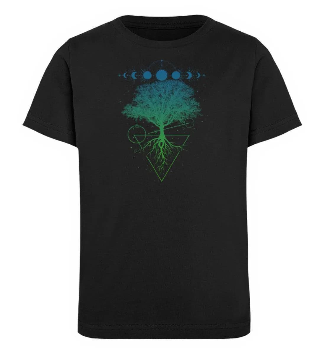 Baum Mondphasen - Kinder Bio T-Shirt