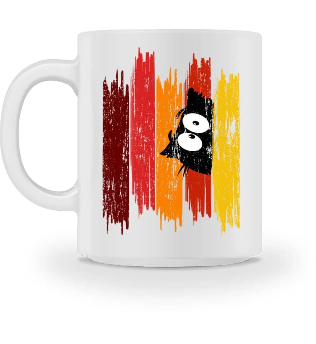Owl Brushstroke - Tasse