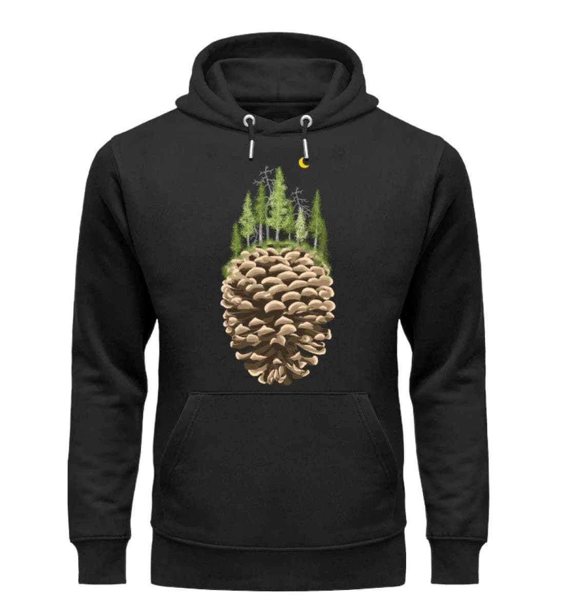 Bäume auf Tannenzapfen - Unisex Premium Bio Hoodie