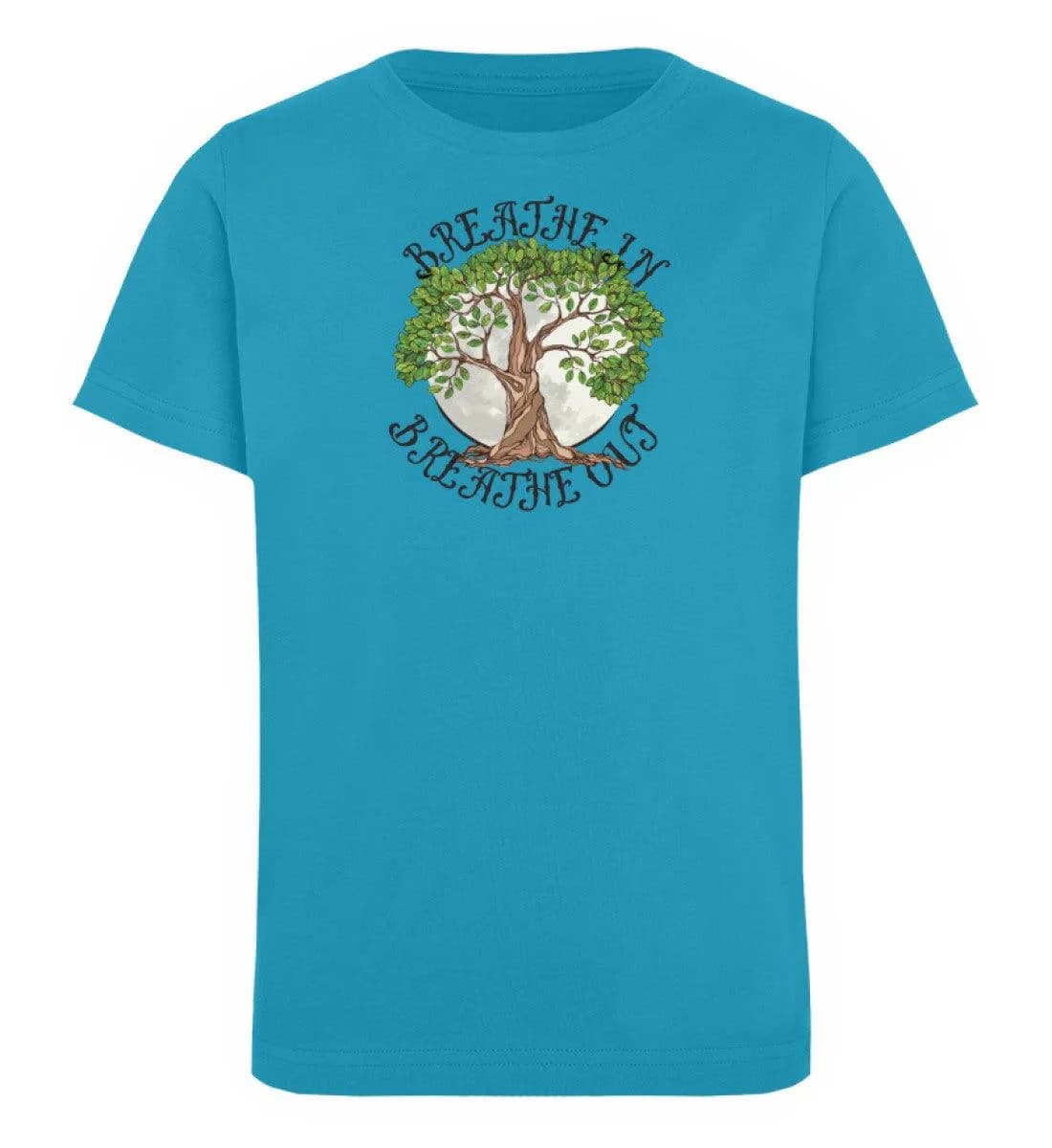 Breathe In weiß  - Kinder Bio T-Shirt 3