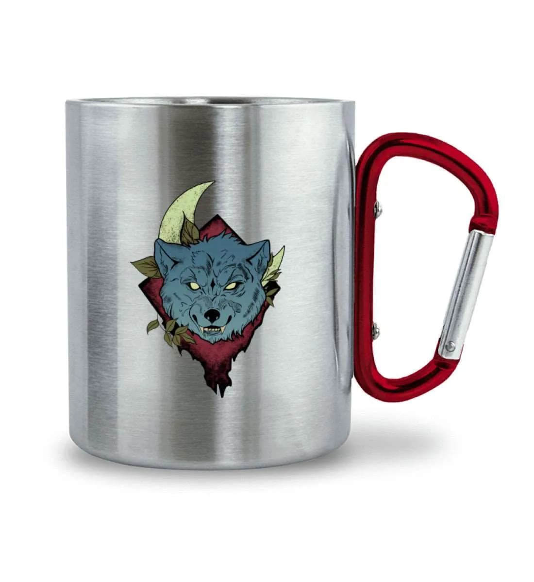 Bad wolf - Edelstahltasse mit Karabinergriff