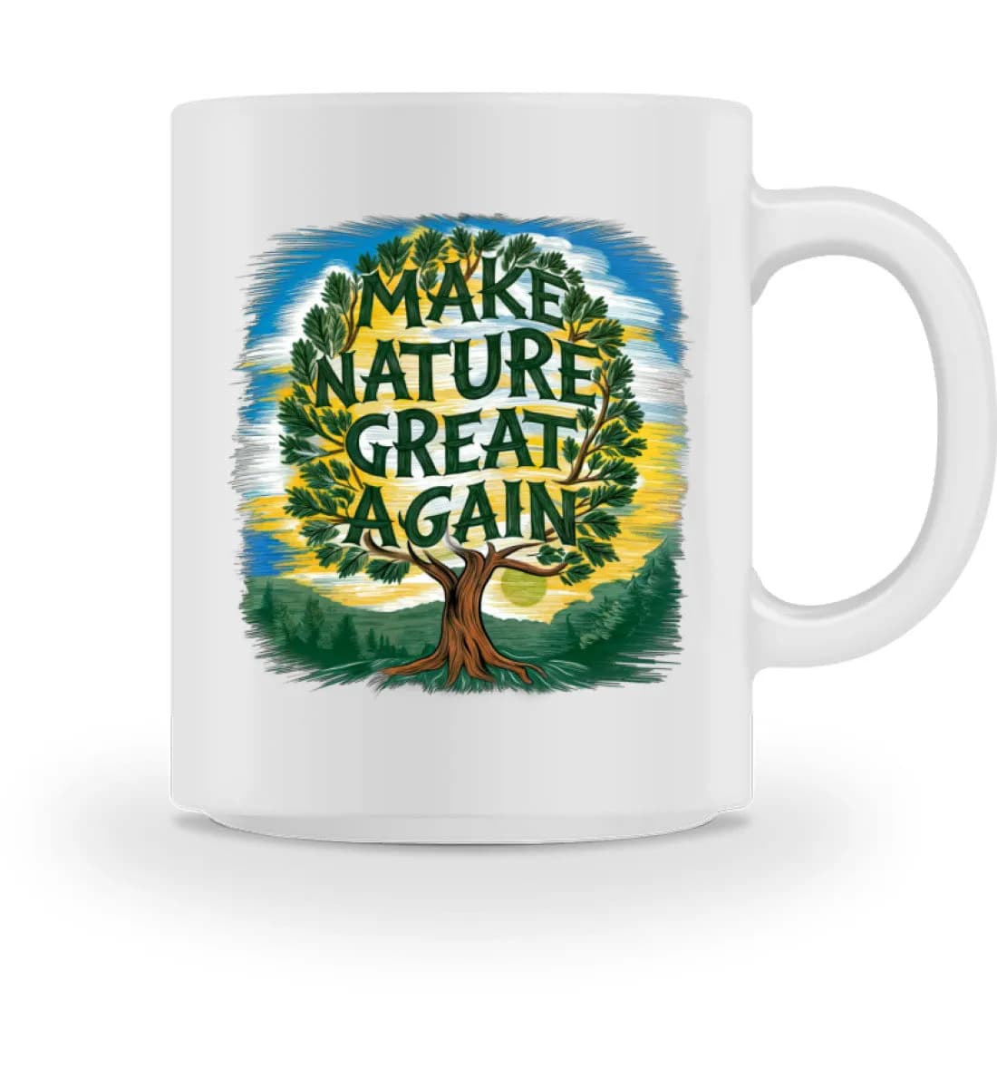 Make Nature great again Tree - Tasse 3
