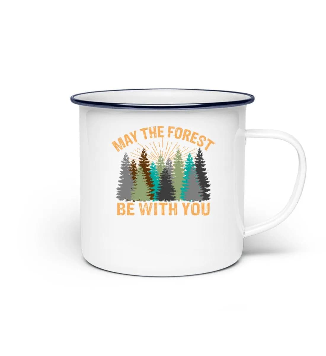 May the forest - Emaille Tasse 2