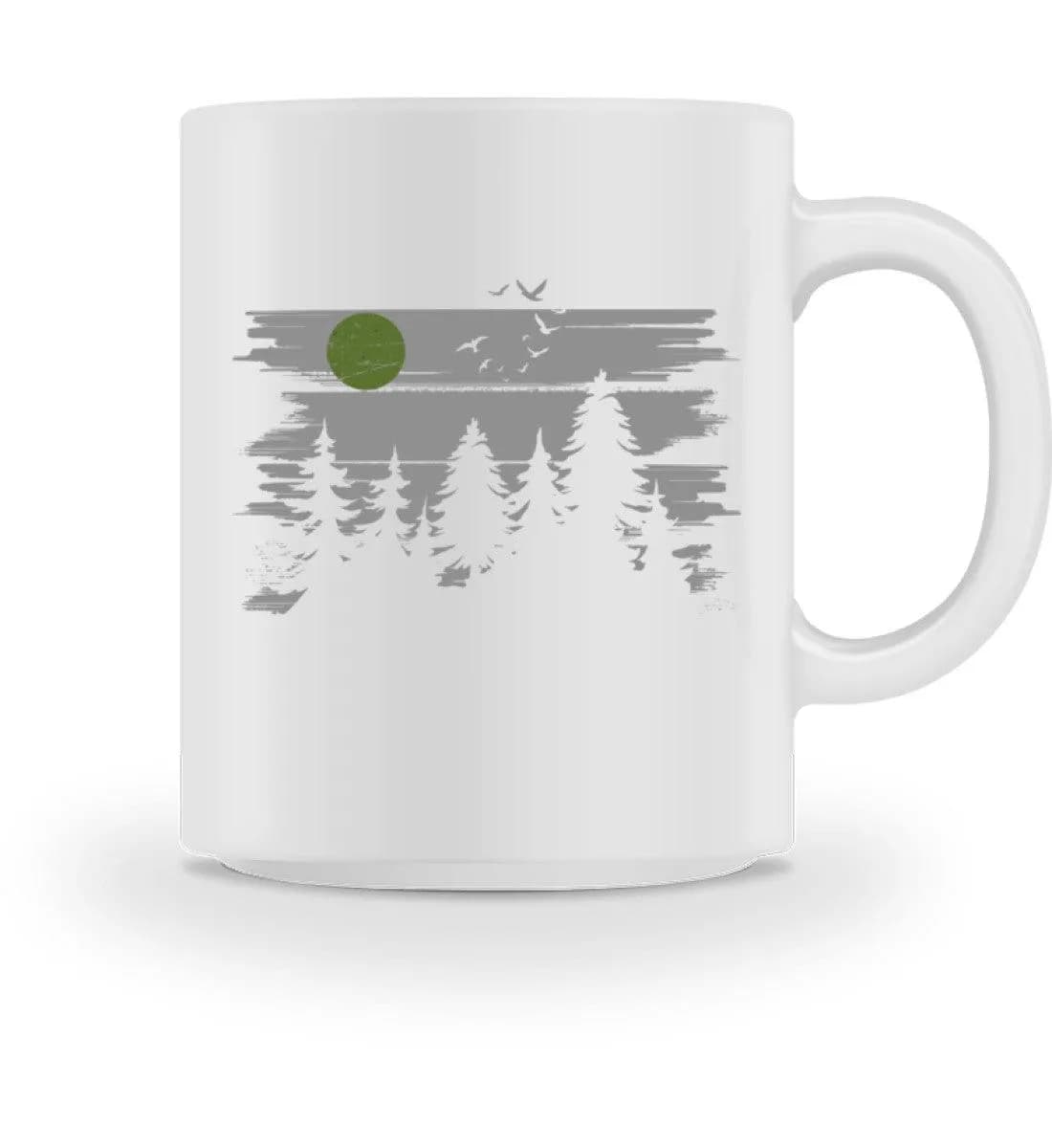Wald mit Vollmond - Tasse 2