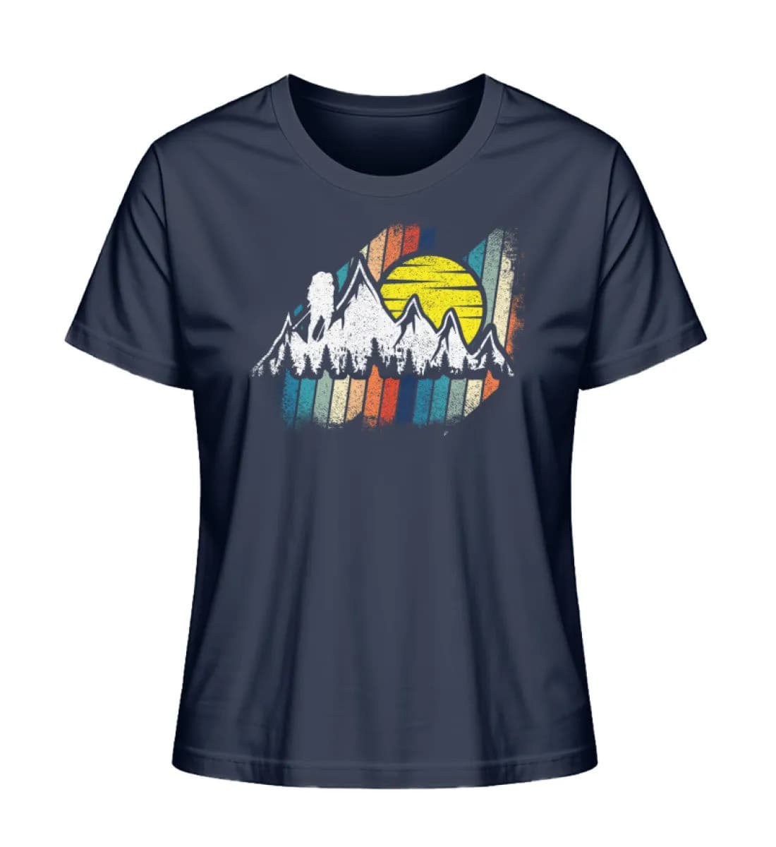 Berge mit Sonne - Damen Premium Bio Shirt 3