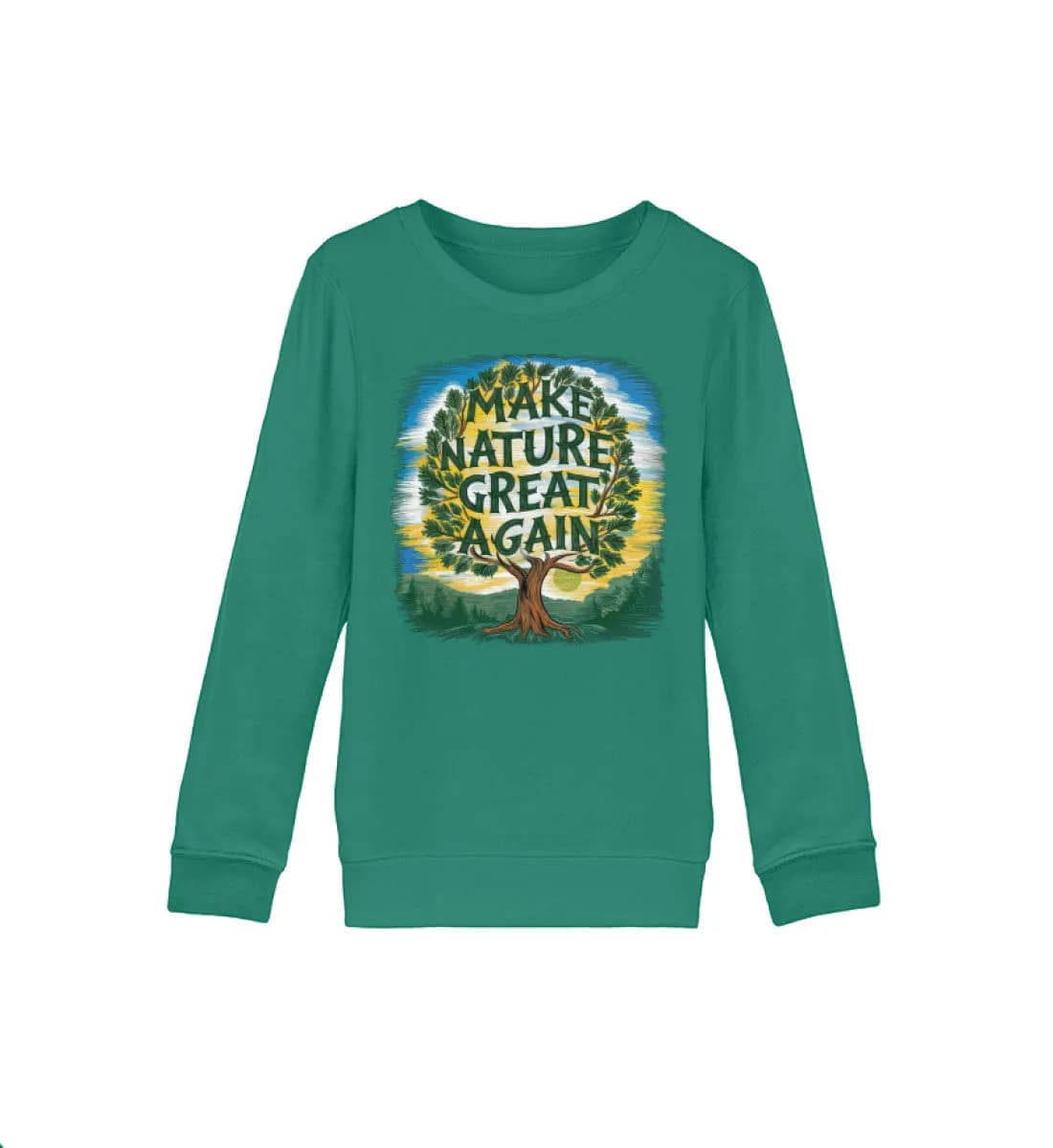 Make Nature great again Tree - Kinder Bio Sweatshirt 3