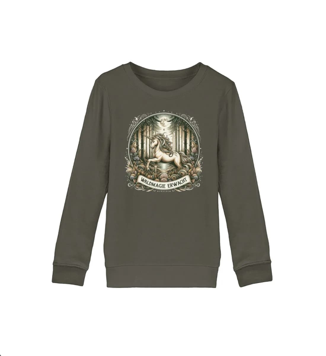 Einhorn Waldmagie erwacht - Kinder Bio Sweatshirt 3