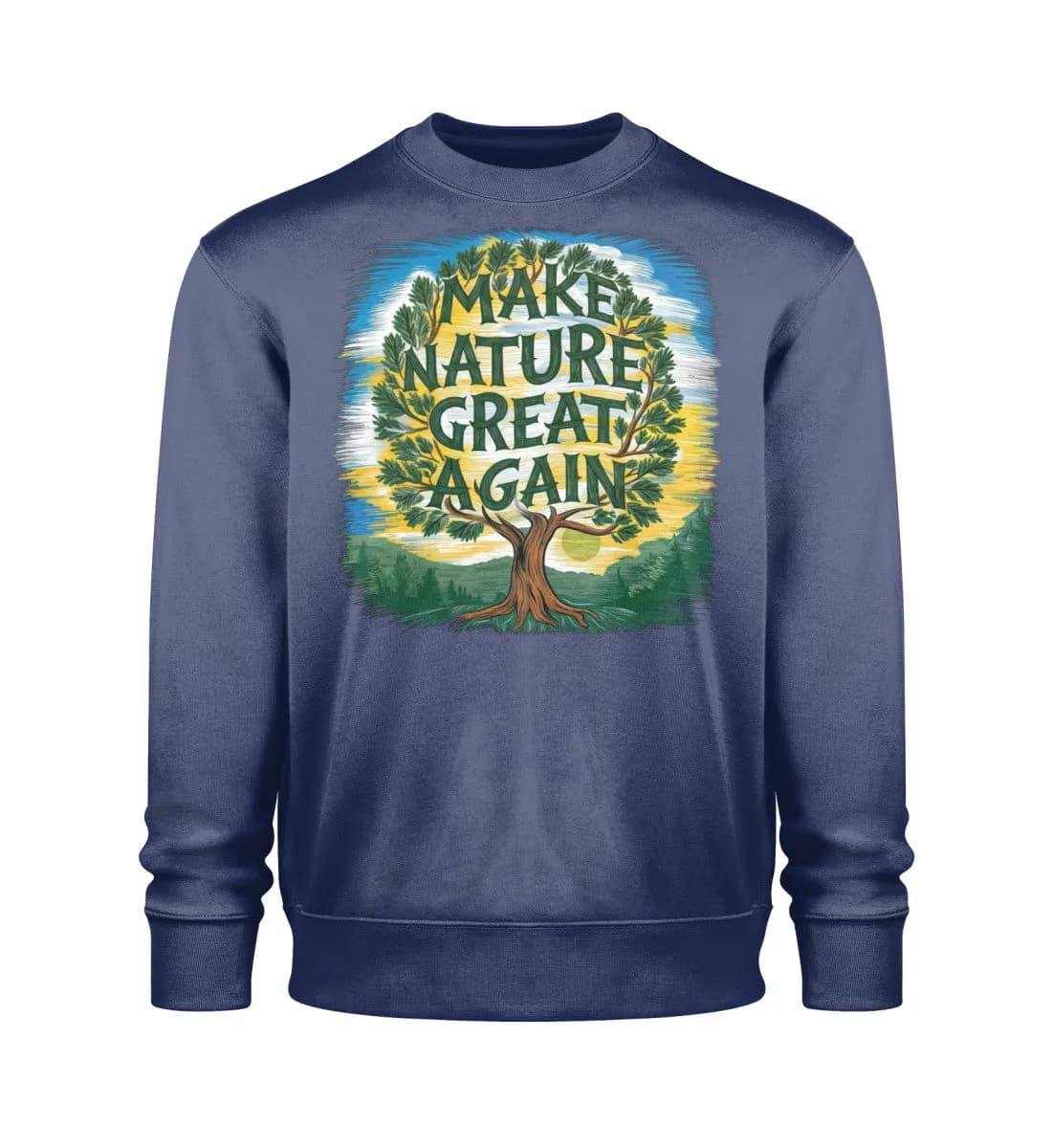 Make Nature great again Tree - Unisex Bio Sweatshirt 2