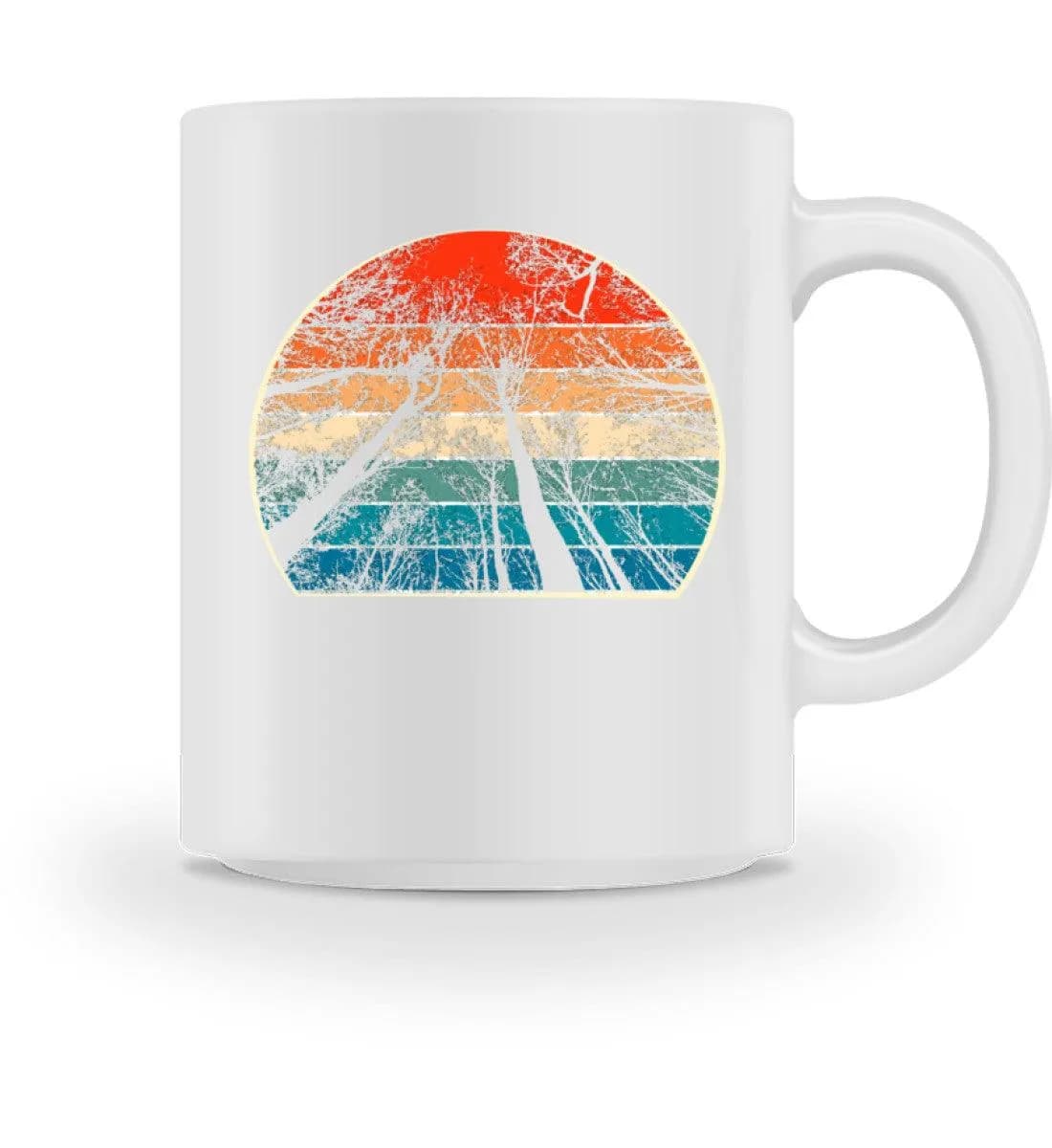 Retro Bäume - Tasse 2