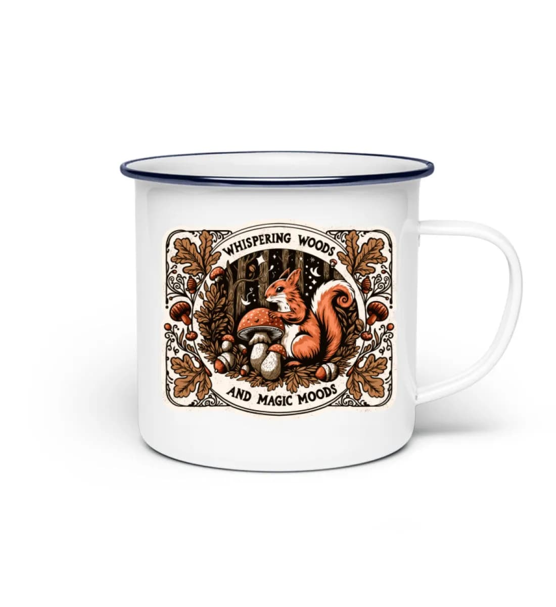 Whispering Woods Squirrel - Emaille Tasse 2