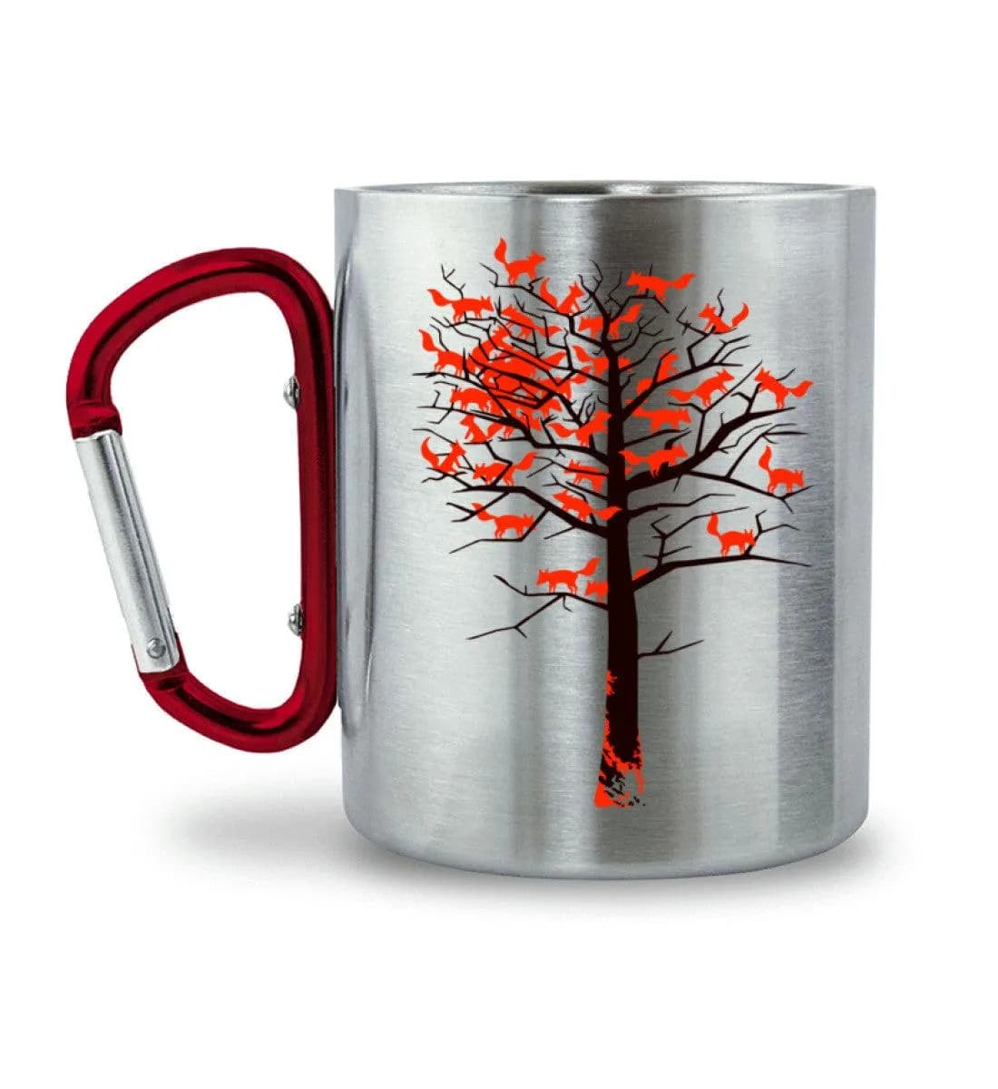 Foxtree - Edelstahltasse mit Karabinergriff 2