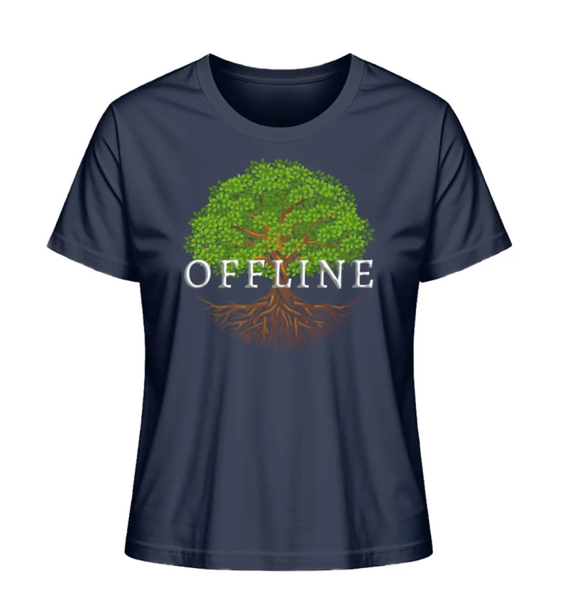 Offline Tree - Damen Premium Bio Shirt 2